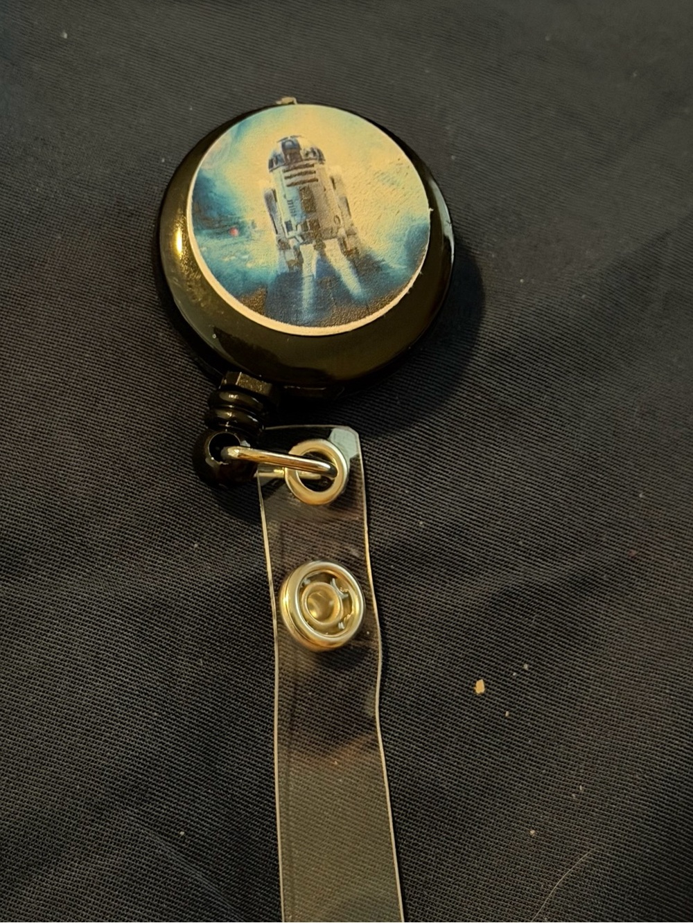 R2-D2 Retractable Badge Reel - Black